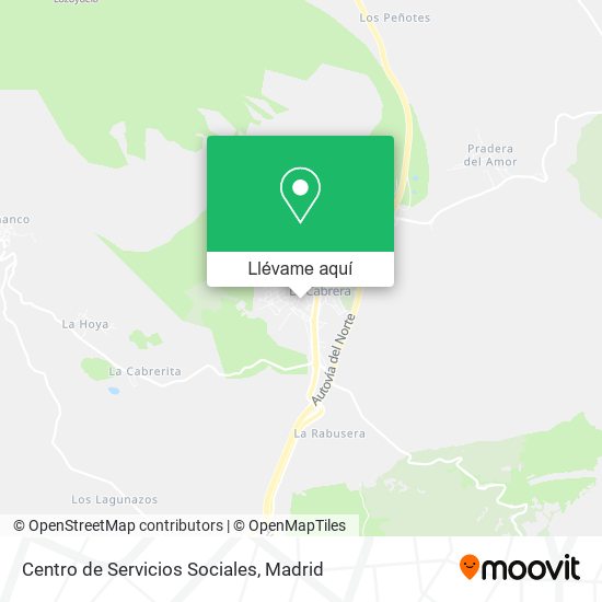 Mapa Centro de Servicios Sociales