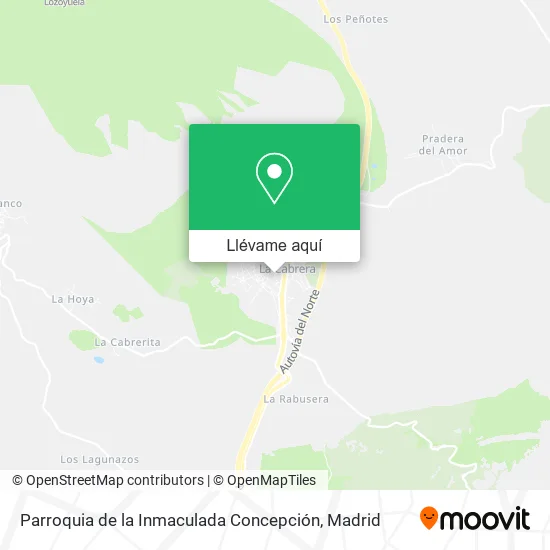 Mapa Parroquia de la Inmaculada Concepción