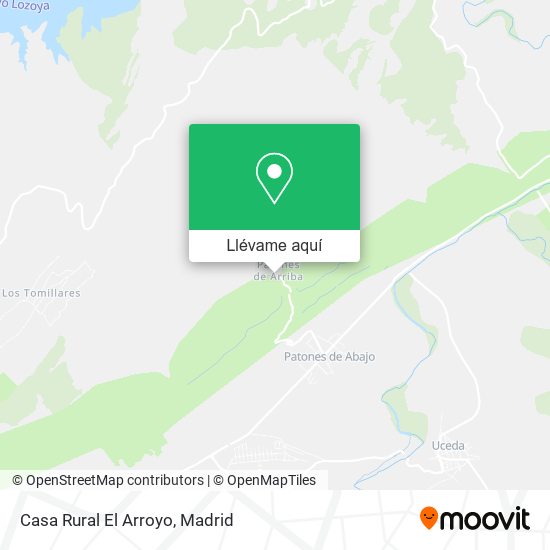 Mapa Casa Rural El Arroyo