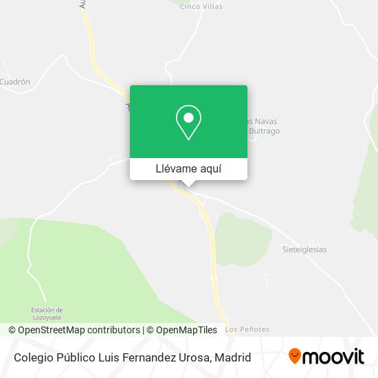 Mapa Colegio Público Luis Fernandez Urosa