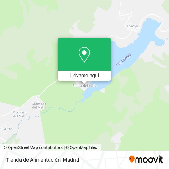 Mapa Tienda de Alimentación