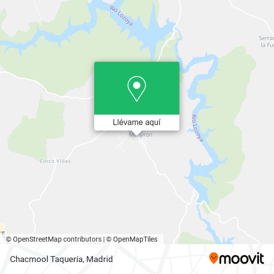 Mapa Chacmool Taquería