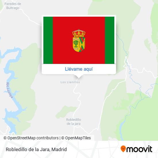 Mapa Robledillo de la Jara