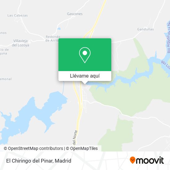 Mapa El Chiringo del Pinar