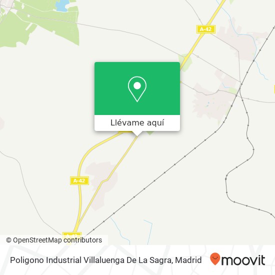 Mapa Poligono Industrial Villaluenga De La Sagra