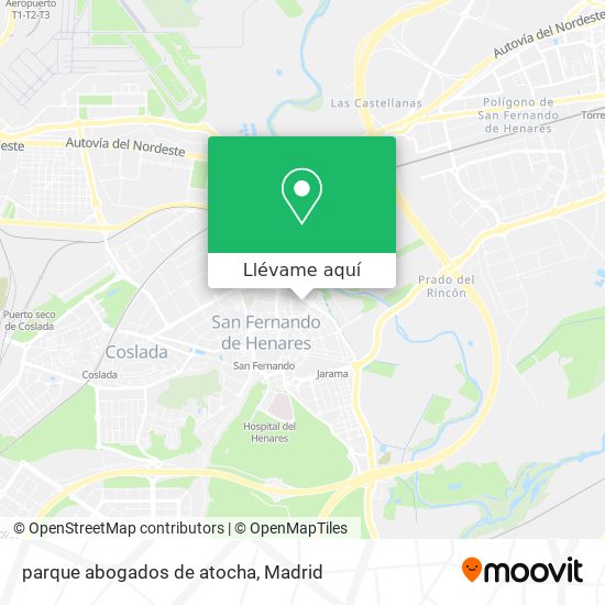 Mapa parque abogados de atocha