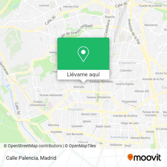 Mapa Calle Palencia