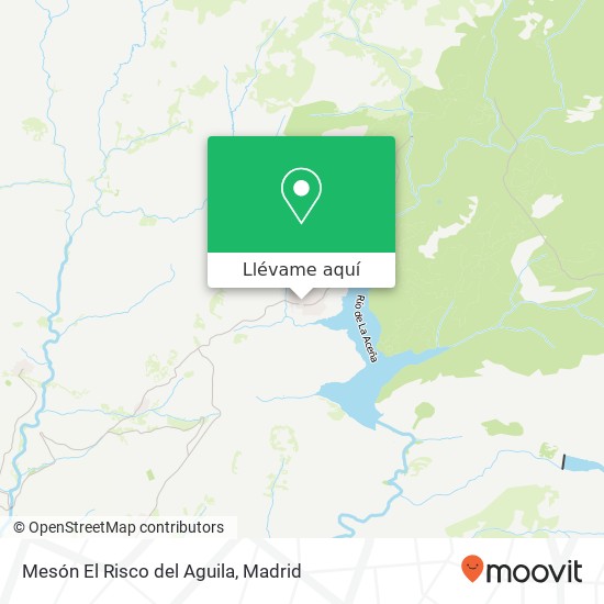 Mapa Mesón El Risco del Aguila