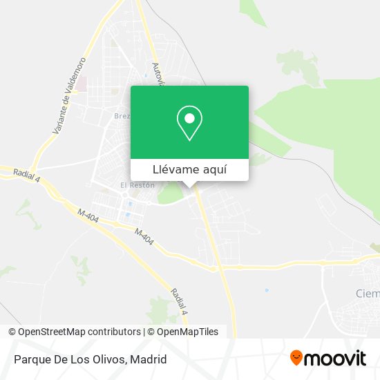 Mapa Parque De Los Olivos