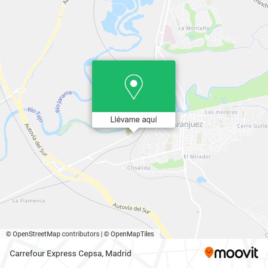 Mapa Carrefour Express Cepsa
