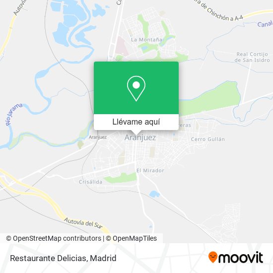 Mapa Restaurante Delicias