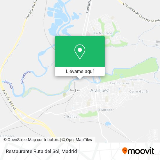 Mapa Restaurante Ruta del Sol