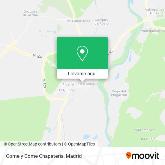Mapa Come y Come Chapateria
