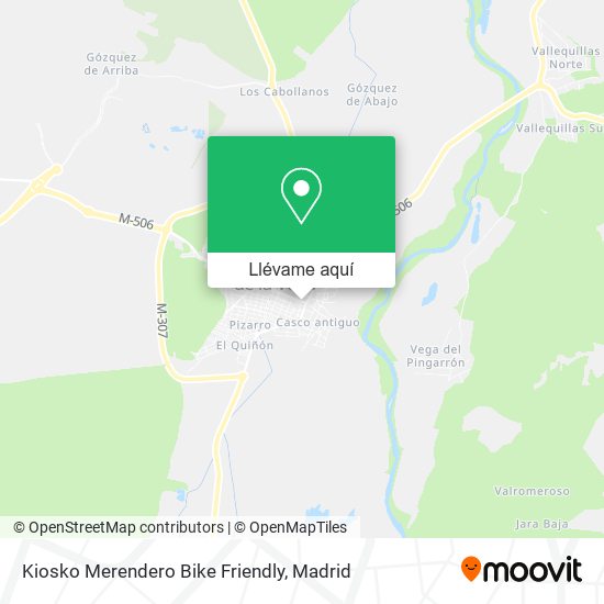 Mapa Kiosko Merendero Bike Friendly