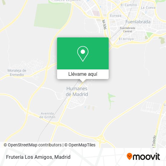 Mapa Frutería Los Amigos