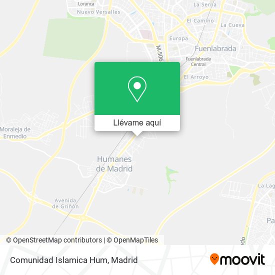 Mapa Comunidad Islamica Hum