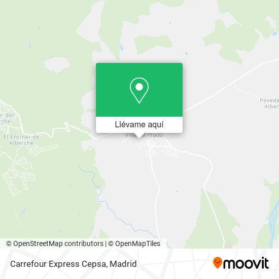 Mapa Carrefour Express Cepsa