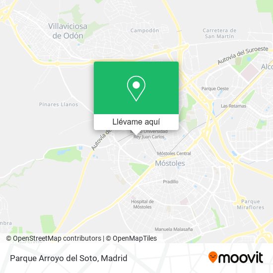 Mapa Parque Arroyo del Soto