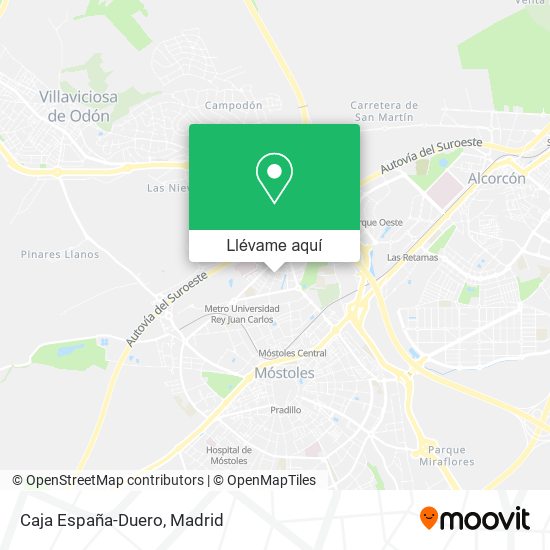 Mapa Caja España-Duero