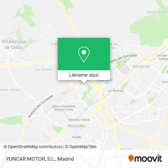 Mapa YUNCAR MOTOR, S.L.