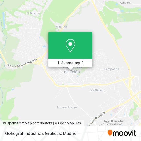 Mapa Gohegraf Industrias Gráficas