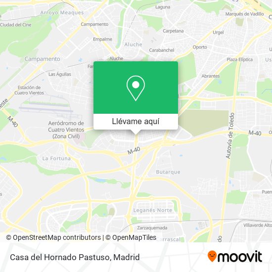 Mapa Casa del Hornado Pastuso