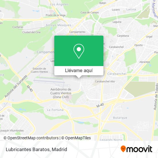Mapa Lubricantes Baratos