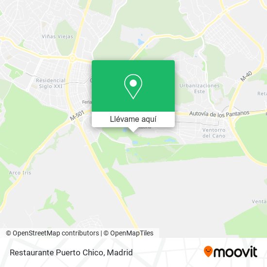 Mapa Restaurante Puerto Chico