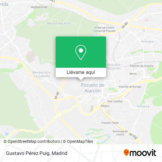 Mapa Gustavo Pérez Puig