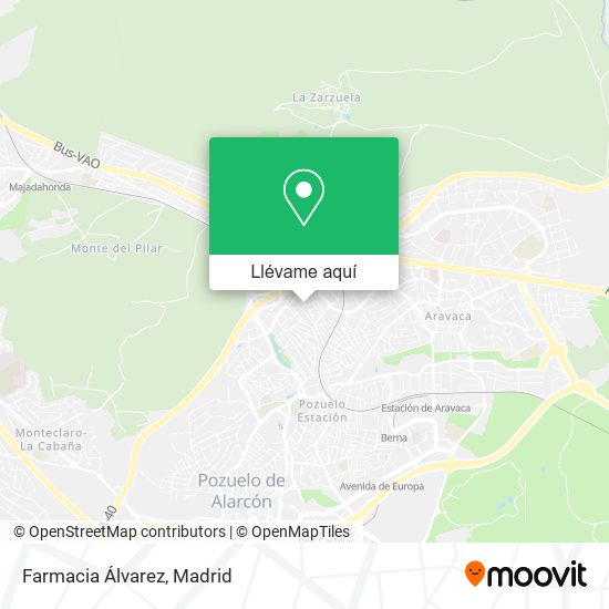 Mapa Farmacia Álvarez
