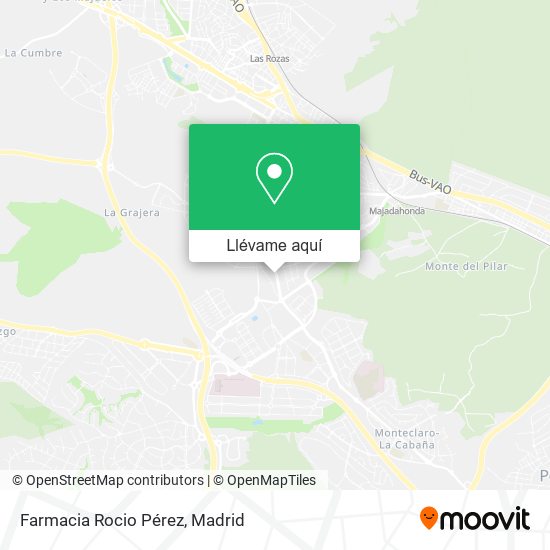 Mapa Farmacia Rocio Pérez