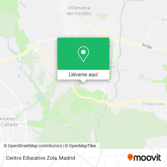Mapa Centro Educativo Zola