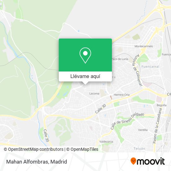 Mapa Mahan Alfombras