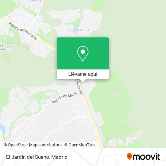 Mapa El Jardín del Sueno