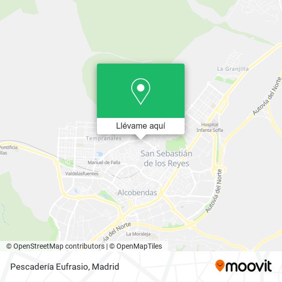 Mapa Pescadería Eufrasio
