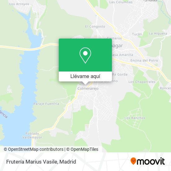 Mapa Frutería Marius Vasile