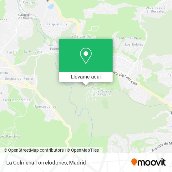Mapa La Colmena Torrelodones