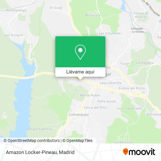 Mapa Amazon Locker-Pineau