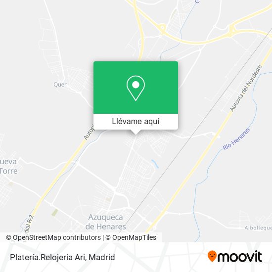 Mapa Platería.Relojeria Ari
