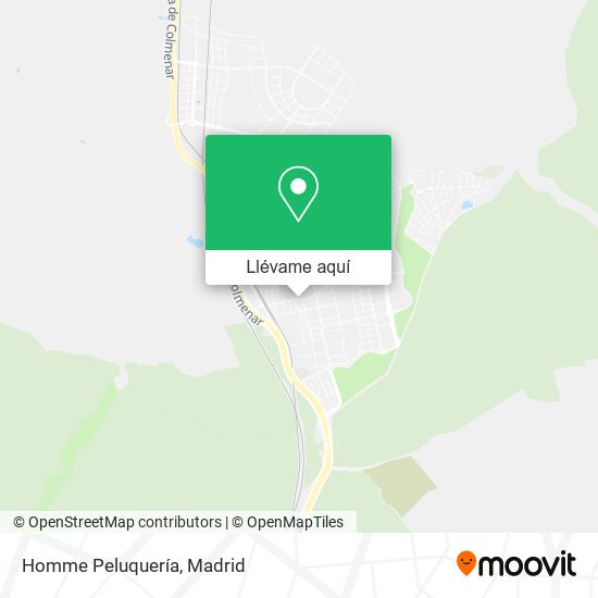 Mapa Homme Peluquería