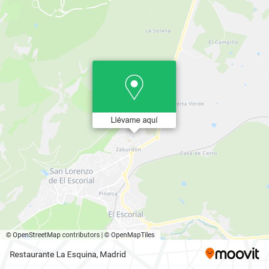 Mapa Restaurante La Esquina