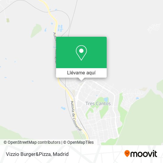 Mapa Vizzio Burger&Pizza