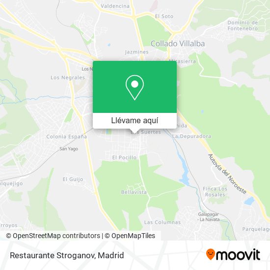 Mapa Restaurante Stroganov