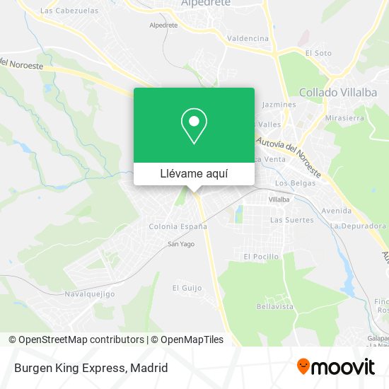 Mapa Burgen King Express
