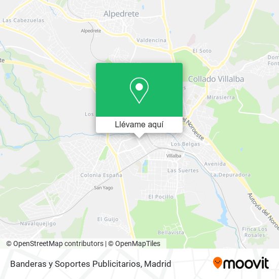 Mapa Banderas y Soportes Publicitarios