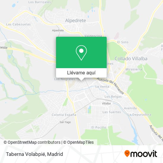 Mapa Taberna Volabpié