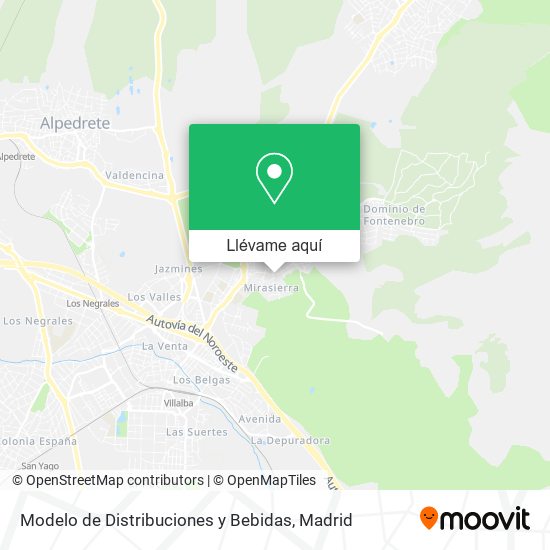 Mapa Modelo de Distribuciones y Bebidas