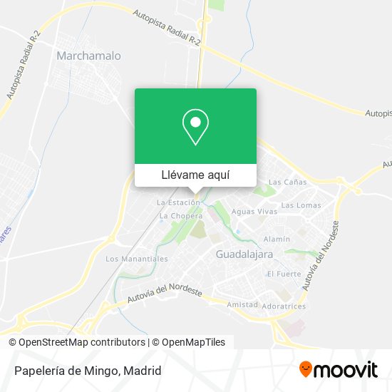 Mapa Papelería de Mingo