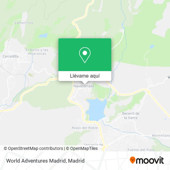 Mapa World Adventures Madrid