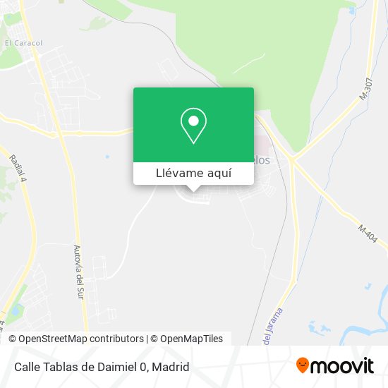 Mapa Calle Tablas de Daimiel 0